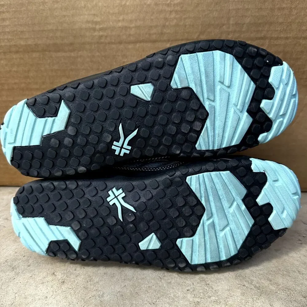 Kuru Chicane Hiking Shoes Leather Kurusole Moisture Wicking Mesh Black Gray 12